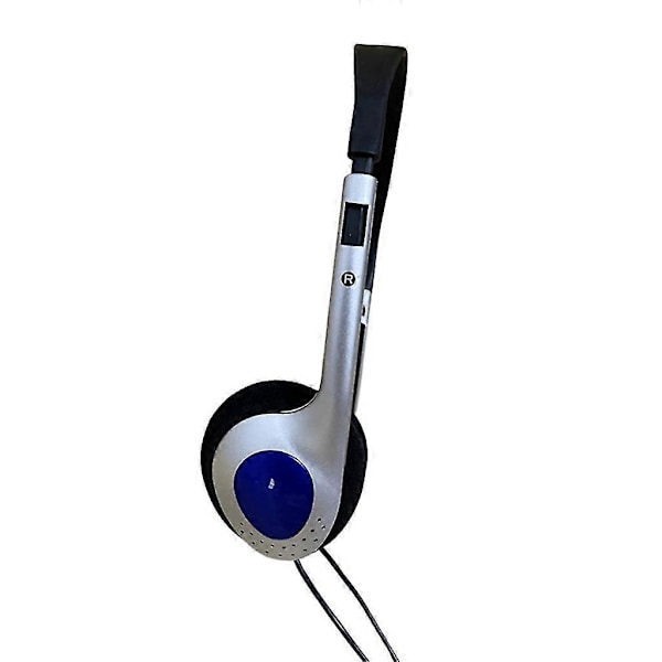 Hovetelefoner Y2k Personlighed Retro Headset Sort Mode Stil Headset Over Øre Blue