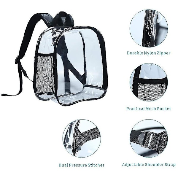 Transparent Ryggsäck, Vattentät Och Lätt Transparent Ryggsäck