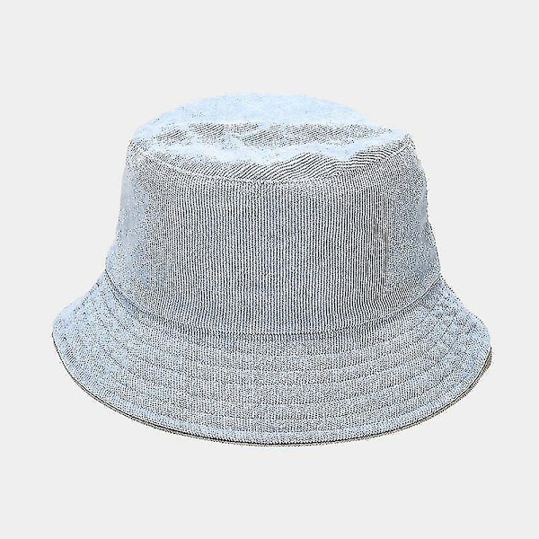 Høst-Vinter Bucket Hat Solid Fiskerhatt Kordfløyel Solhatt Reversibel Hip-Hop Caps Foldbar Billig Jakthatt Fiskehatt Navy blue