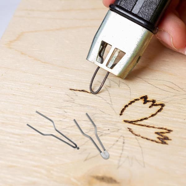 8 stk. højmodstandsdygtige pyrografispids-erstatningssæt til træbrændingsværktøjer