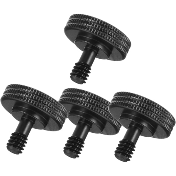 Set med 4 st Tumskruvar för Kamerafäste 1/4 Tum Skruvadapter Snabbkoppling för Action