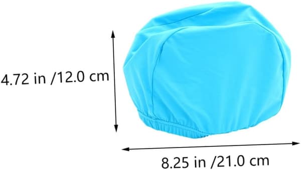 6 st unisex badmössor lätta badmössor i polyester elastiska badmössor