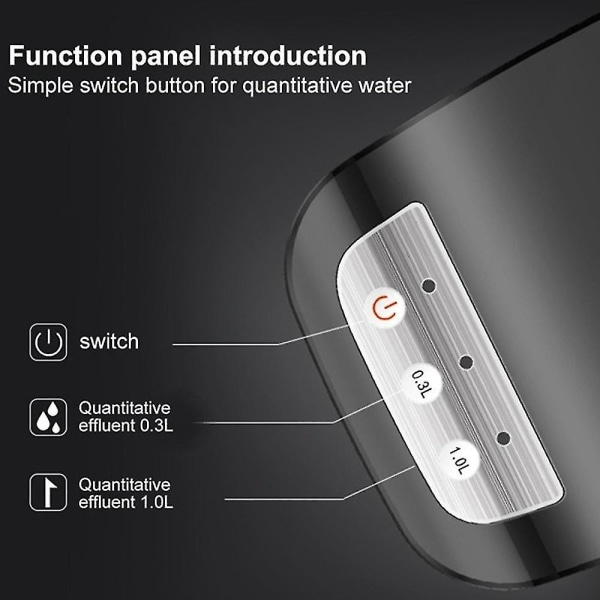 Elektrisk vattendispenser Trådlös bärbar USB -hink