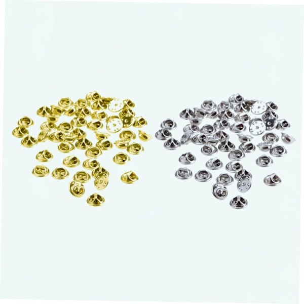 200 stk. Metall Sommerfugl Hatt Clutch Badge Clutches Pin Backs Erstatning