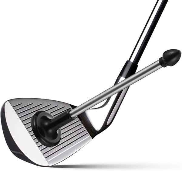 Magnet Lie Angle Tool Golf Swing Alignment Rod Sort Svingtræner Korrektionspind til Udendørs Golftræning