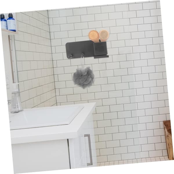 Væg Hårtørrer Holder Badeværelse Hårtørrer Stativ Ingen Boring Montering Badeværelse Organizer