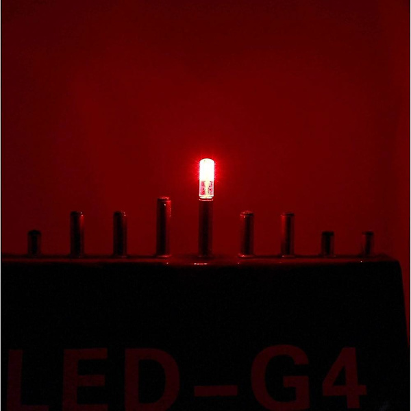 1W G4 Bi-pin LED-lampa 24 SMD 3014 Röd Blå Grön Dekor