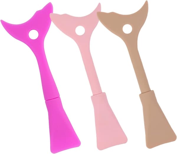 6 st Eyeliner Guard Applicator Ögonmakeupverktyg Ögonfransar Baffel Silikon Ögonfransskydd Separator