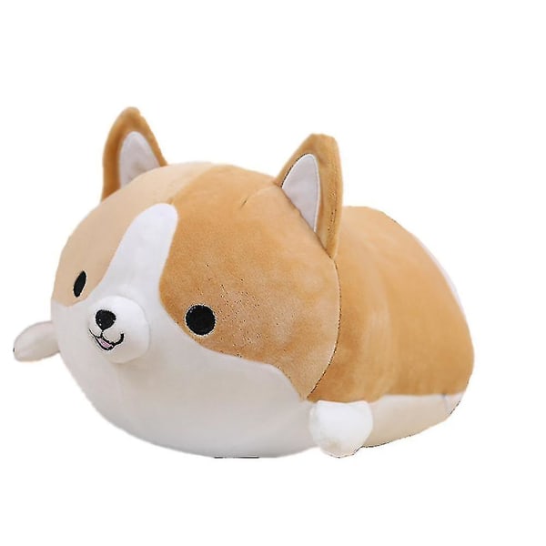 Corgi Plush Stuffed Soft Toys Doll Neck Cushion For Car Sofa Chair Seat Cushions35cm