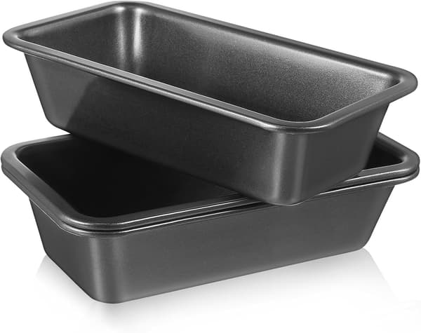 3 stk brødform toastform rektangulær karbonstål non-stick belegg solid konstruksjon sikker
