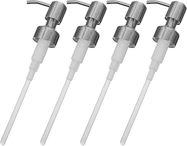 4 stk. trykkpumpe-erstatning for flytende dispenserflasker