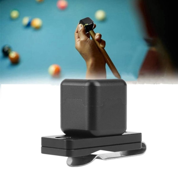 1 kpl Kannettava Pool-tikku Chalk-pidike / Kevyt Biljarditikku Chalk-pidin / Snooker Biljardi A