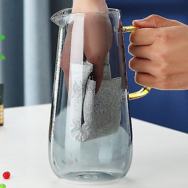 Varmebestandig glasskanne for husholdning, saft og kaffe