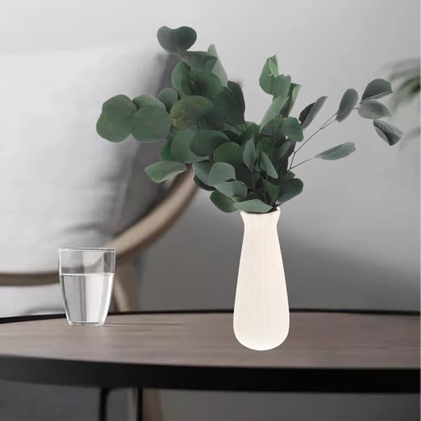1 bunt torkade eukalyptusbladstjälkar eukalyptusdekorationer 45 cm konserverad blomma rustik lantlig stil