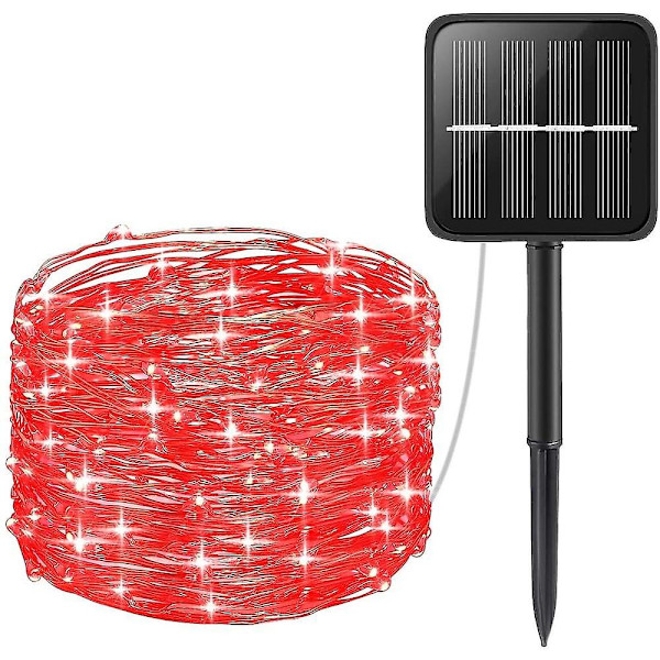 Juletrær Solcellelys LED 24m 240 LED-sett