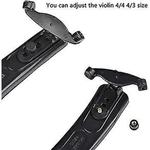 Violin skulderstøtte 4/4 3/4 sammenklappelige justerbare fødder