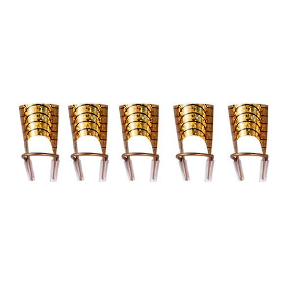 Justerbare neglforlengelser, 5 stk negltips akryl UV-gelbeskytter