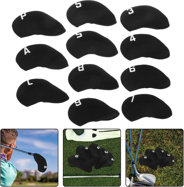 11 st golfklubbskydd för män Golfskydd inkluderar skaftskydd