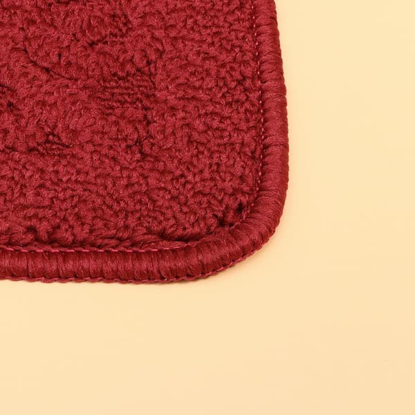Halkfri golvmatta Halvcirkulär dörrmatta i polypropenfiber för hem och kontor