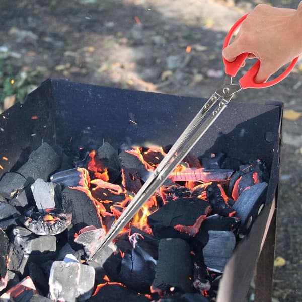 Camping Vedtång Camping Eldstadstång med Handtag Bekväm