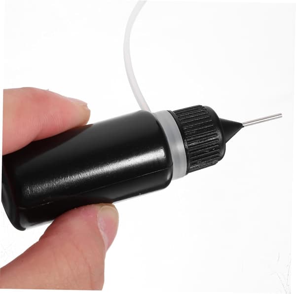 20 st 10 ml limapplikatorflaskor med fin spets, exakt klämbar limdispenser