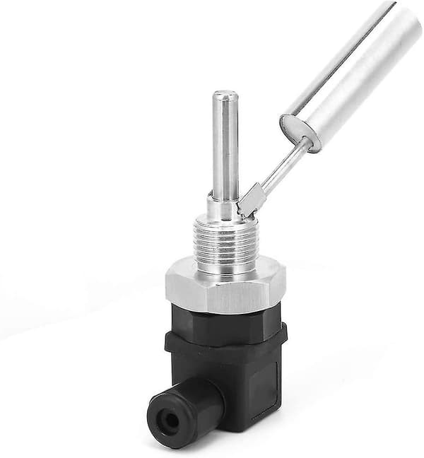 Andednebbsvendespakke 304 Rustfritt Stål Vann Væske Nivåsensor Kontroller G1/2\" Dc0-220v(svart+sølv)(1stk)