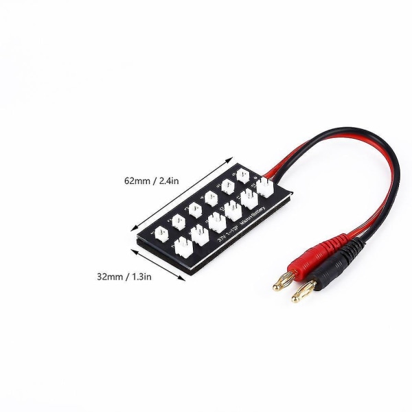 3.7V Kapasitets Mini Lekebatteri Parallell Ladingsplate