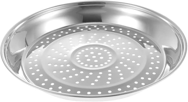 Dampkurv i rustfritt stål Gjenbrukbar matdampstativ 31 cm Jevn oppvarming Rask damping