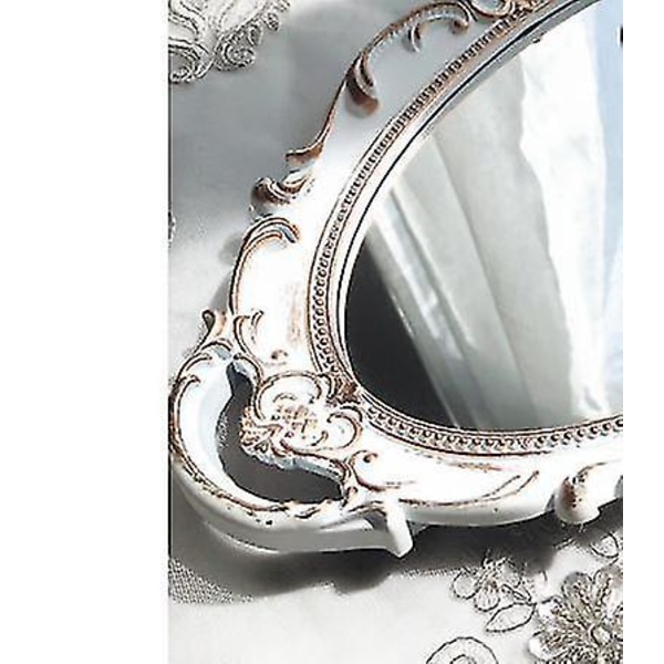 Europæisk harpiks hvid spejlbakke Hudpleje dekorativ bakke