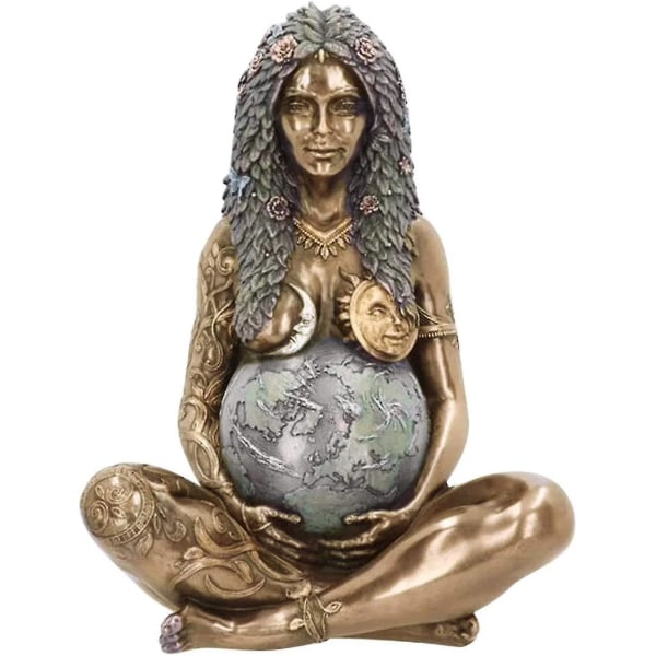 Millennial Gaia Statue Moder Jord Polyresin Figur