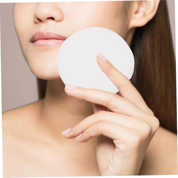 Genanvendelige Makeup Bomuldsrondeller 10 stk. 8 cm Bløde Vaskbare Ansigtsrondeller