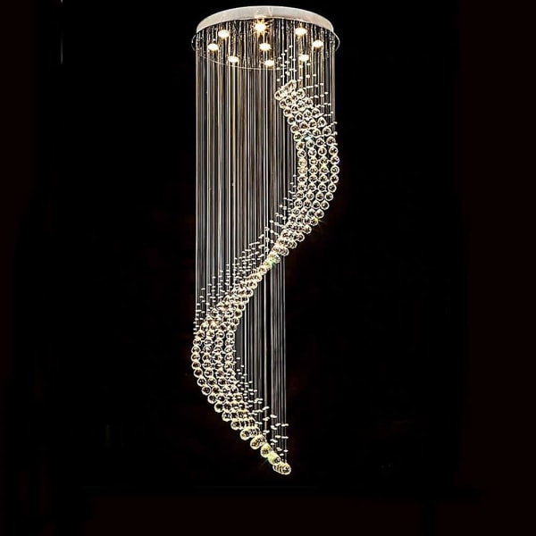 50cm Lanterne Design Lysekrone Guld Hængende Lampe Metal Led