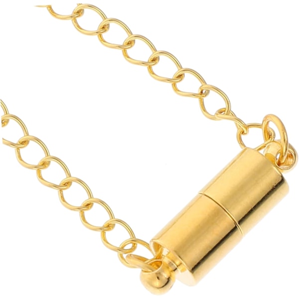 8 st Halsband Förlängningskedja Robust Rostfritt Stål Högpolerad Lätt att Använda för Smyckestillverkning