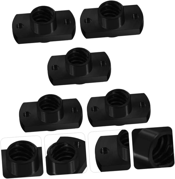 5st Blyskruvmutter Kit Skrivare Blyskruvmutter Pom Material för Ender