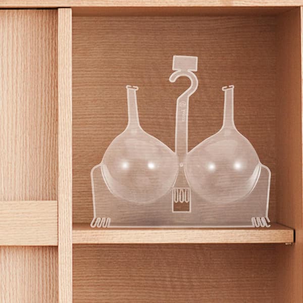 2 st liten bh-mannequin med plasthängare för underkläder och display