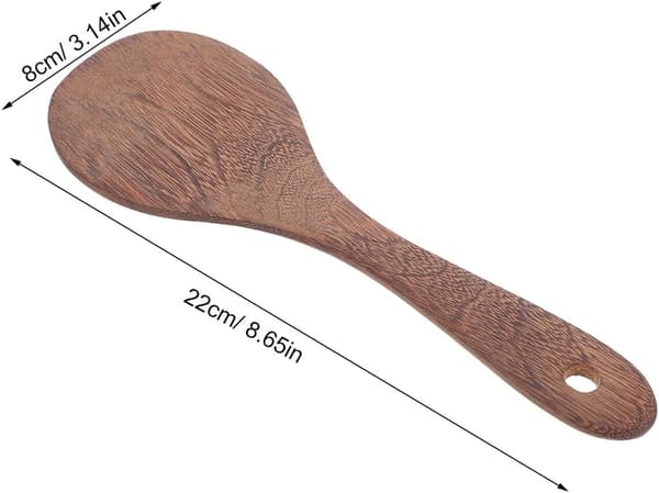 4-delad kycklingvinge trästekspade set trärispaddel, non-stick wokomrörare