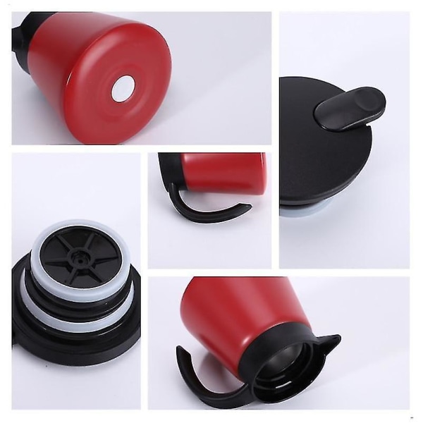 600 ml Termos Isolerad Flask Rostfritt Sned Munn Kanne