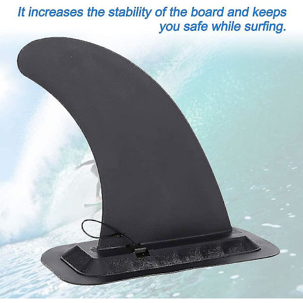Surfboard Sup Fin, Avtakbar Midtfin Stå Opp Padlebrett Erstatningsfin For Longboard Surfboard