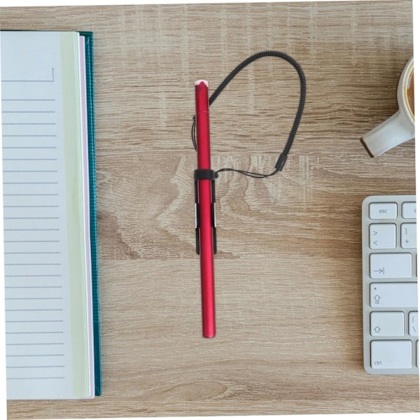 Infällbar Pennhållare med Snodd Touch Pen Fäste Stretchigt Rep för Enkel Åtkomst