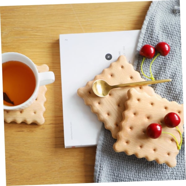 2 stk. Cookie Coasters Sofabord med Opbevaring Æstetisk Værelsesindretning Coasters