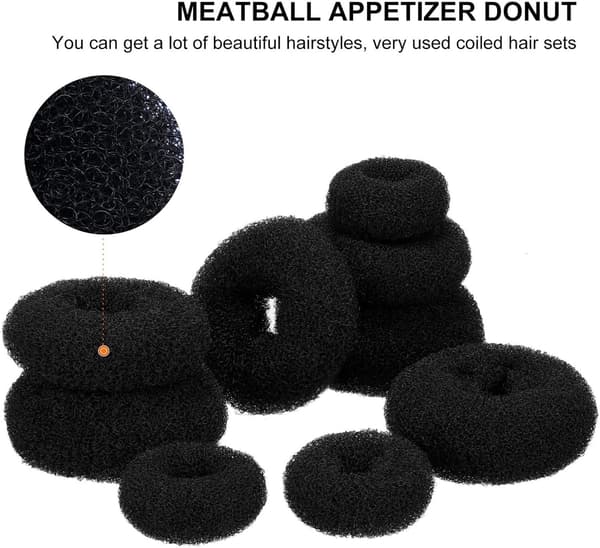 Hår Donut Knold Makers Hårstyling Sæt Hårnåle til Kvinder Piger Ballet Knold Styles Kit