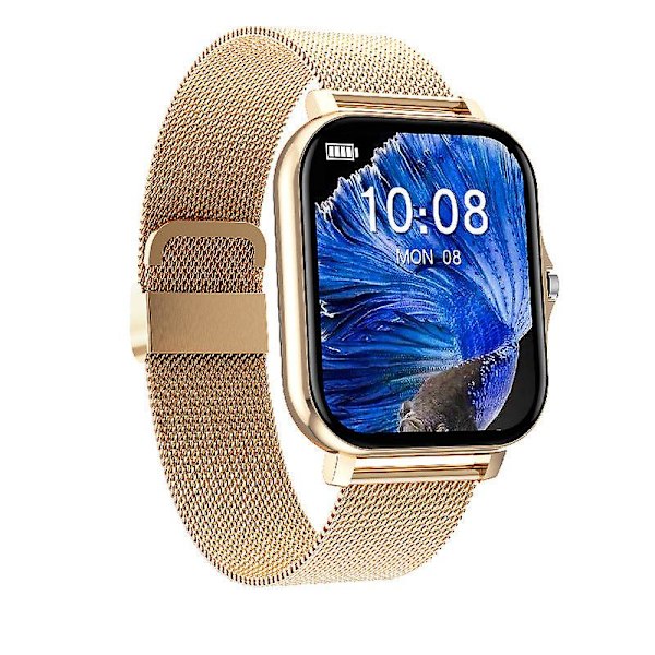 1,69-tums Smartwatch Huaqiang North Bluetooth-samtal Sport Smart Armbandsklocka Silver glue