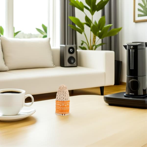 2 stk. håndlavede Nepal reb-røgelsespinde til meditation og aromaterapi, beige farve
