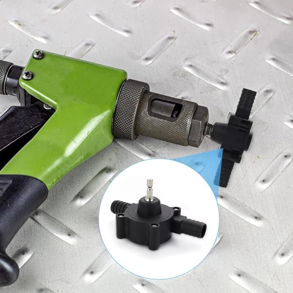 Bärbar självsugande borrpump med effektiv pumpfunktion i ABS-material