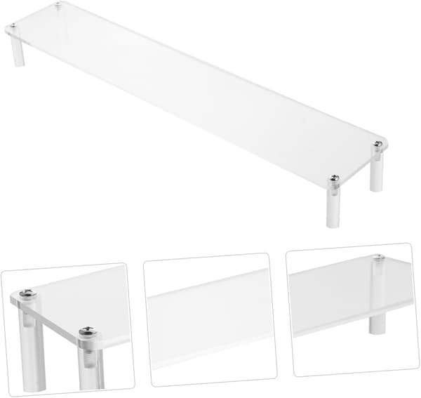 Akryl Display Rack Organizer Stand til Modelvisning Desktop Display Hylde