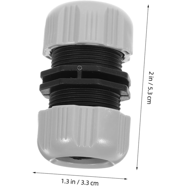 Trädgårdsslangkoppling Slangfäste 4-pack 1/2 tums slangreparationskopplingar för vattenslang