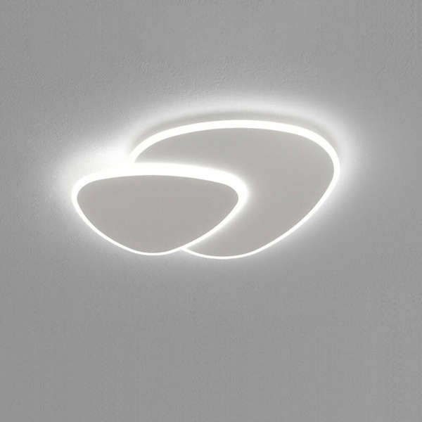 LED Loftlampe 40cm Geometrisk Flush Mount Metal Moderne Stil