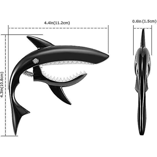 Guitar Capo Akustisk Elektrisk Hurtig Skift Silikon Polstring