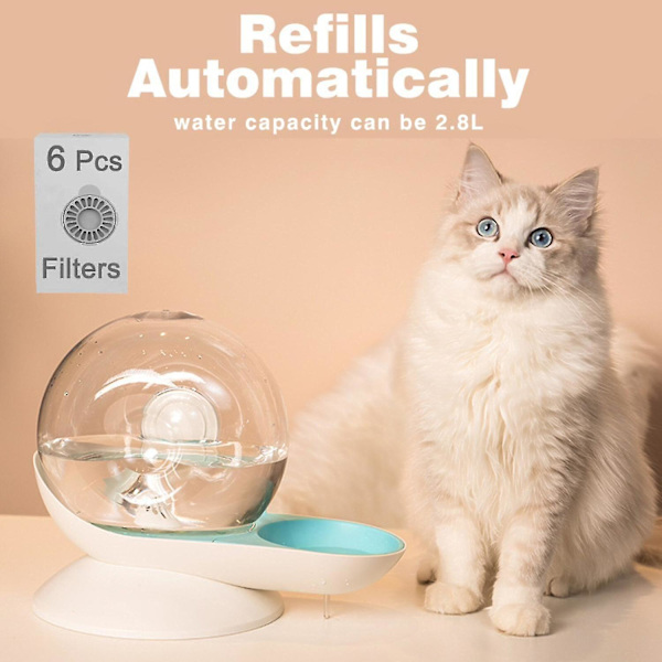 Drinker Feeders Katte Hunde Snegleformet Vanddispenser Kat
