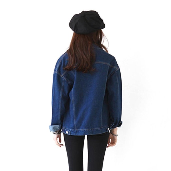 Spring Girl Cowboy Jakke Løstsiddende Langærmet Denim